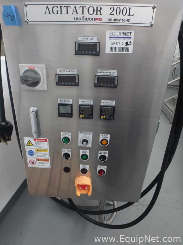 WooWon Mix AGI-200L Stainless Steel Mixing Tank