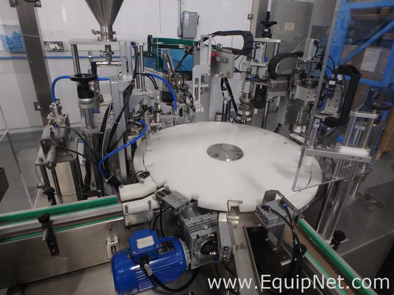 Rigao RGA-GXY30A Jar Filler and Capper with Markham Laser Coder