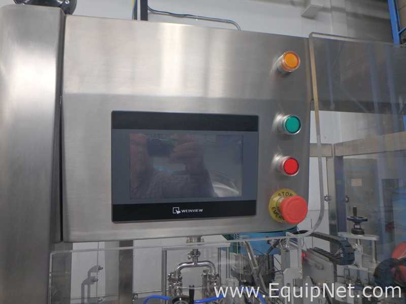 Rigao RGA-GXY30A Jar Filler and Capper with Markham Laser Coder
