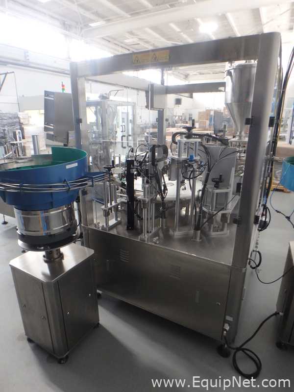 Rigao RGA-GXY30A Jar Filler and Capper with Markham Laser Coder