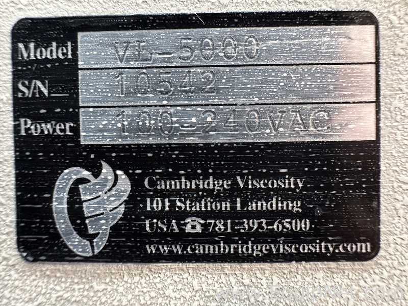 Viscosímetro Cambridge Viscosity Inc VISCOpro 2000