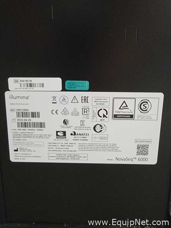 Secuenciador Illumina NovaSeq 6000