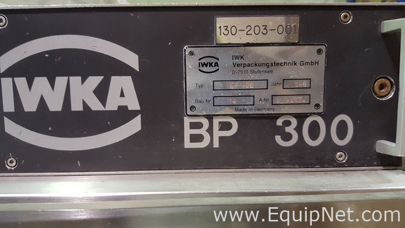 IWKA BP-300 Blister Packing Machine