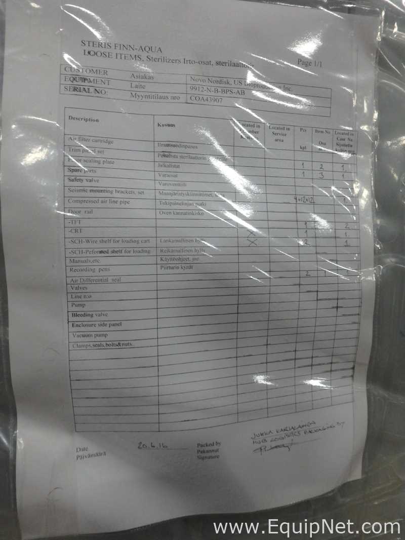 Autoclave Horizontal Steris Finn Aqua 9912-N-B-BPS-AB. Sem Uso