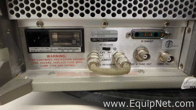 惠普85660B频谱分析仪