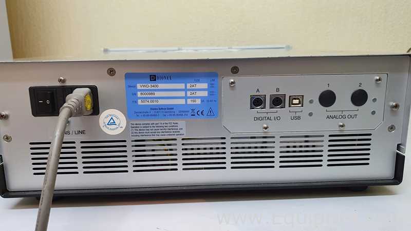Sistema HPLC Dionex HPLC System 3400 VWD