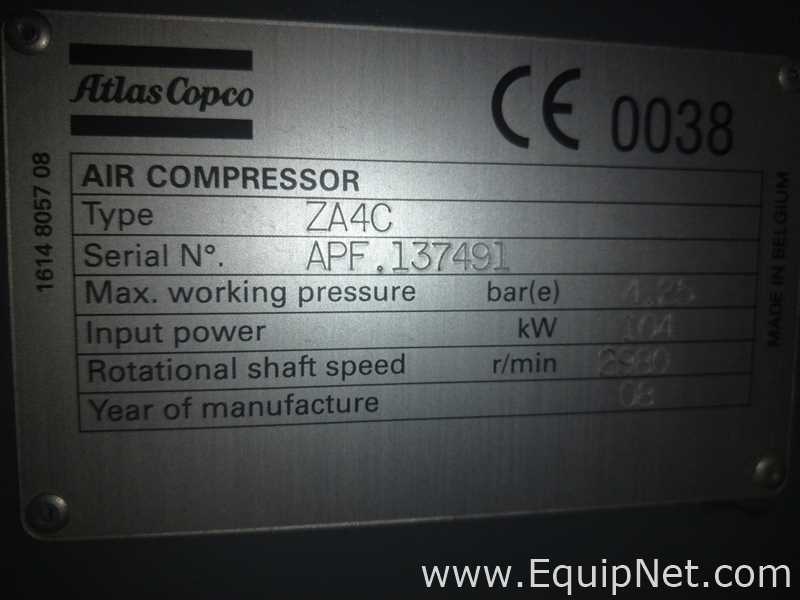 Atlas Copco ZA4C Air Compressor