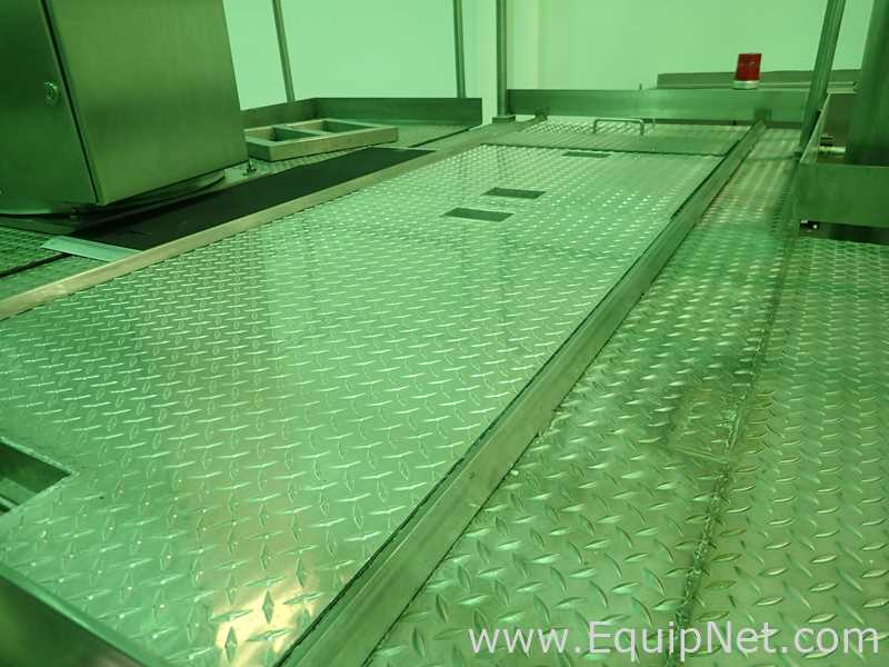 Mezzanine De Acero Inoxidable Con Escaleras Y Rieles