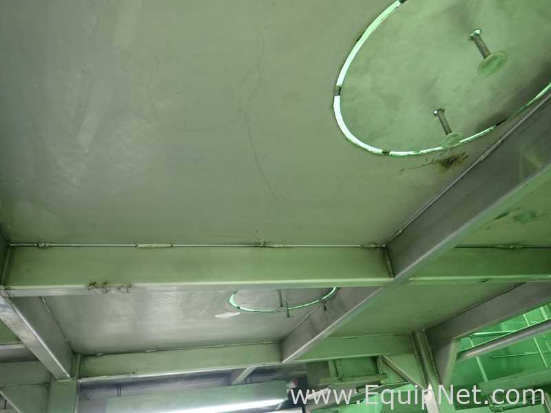 Mezzanine De Acero Inoxidable Con Escaleras Y Rieles