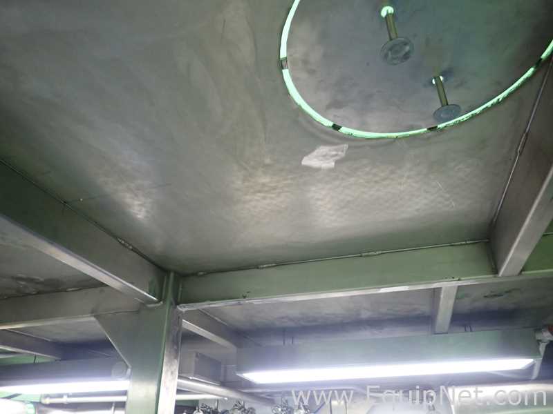 Mezzanine De Acero Inoxidable Con Escaleras Y Rieles