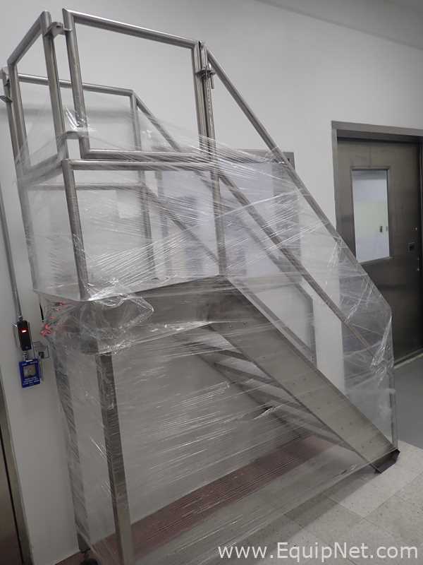 Escalera De 7 Niveles De Acero Inoxidable