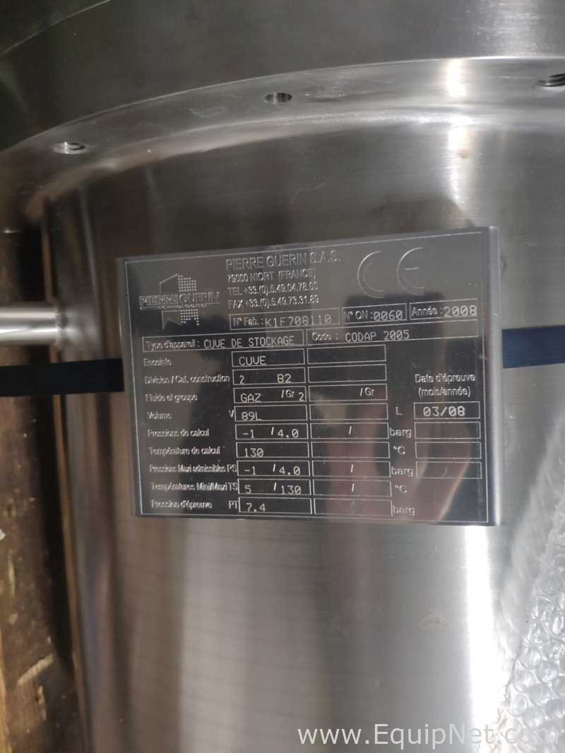 Tanque Acero inoxidable Pierre Guérin 89 liters stainless steel