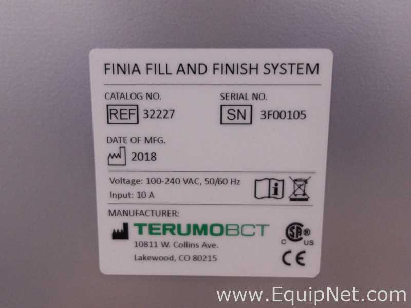 Terumo BCT 32227 FINIA Fill And Finish System Blood Sampler