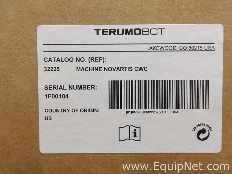 Analizador de Células Sanguíneas Terumo BCT Cell Wash And Concentrate System. Sin usar