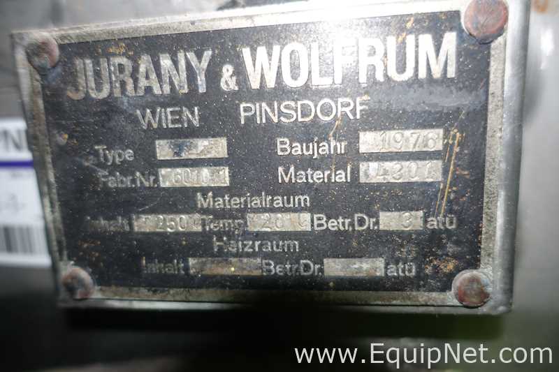Tanque Acero inoxidable Jurany and Wolfrum 