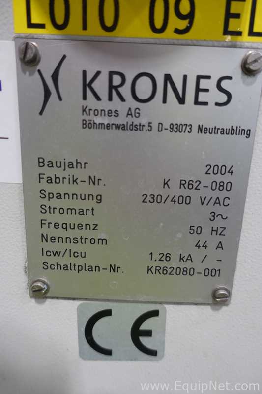 Linha de Embalagens Krones Linapac II E35/TI KR62-080