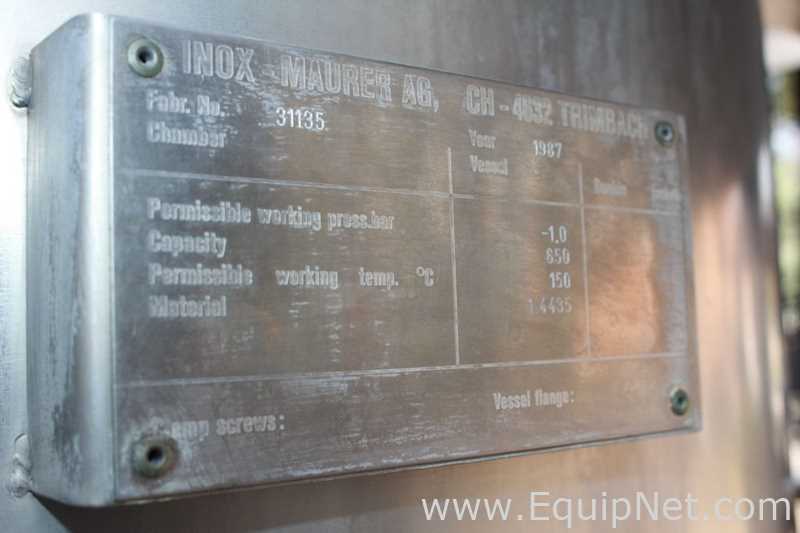 Fryma AG MZM/V500 Pressure Vessel