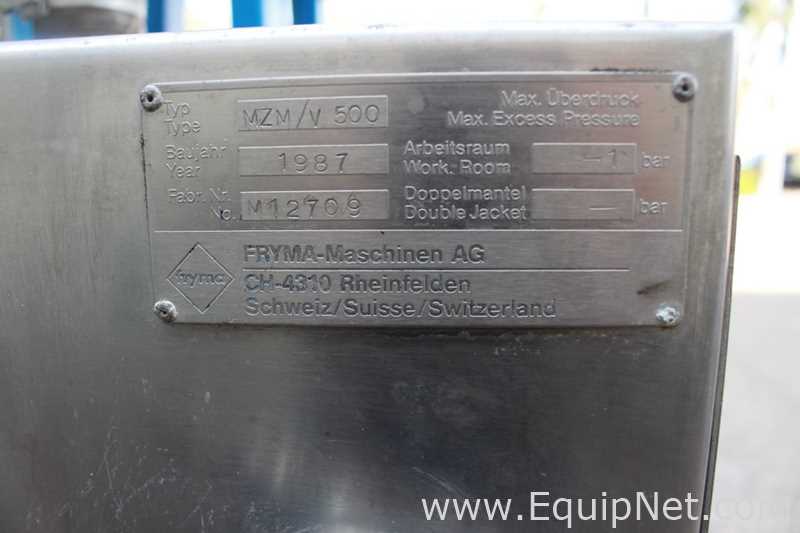 Fryma AG MZM/V500 Pressure Vessel