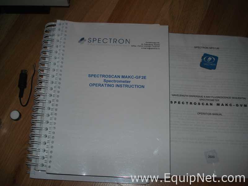 Difractômetro de Raios - X Spectronic spectroscan makc