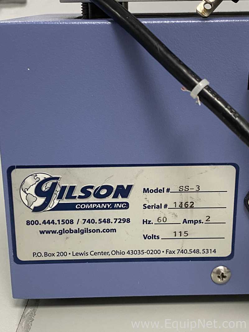 Agitador De Tamices De 3 Pulgadas Gilson Company Inc. Performer III SS-3