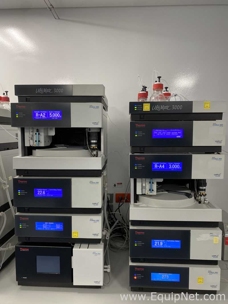 UHPLC Thermo Scientific UltiMate 3000 Con Automuestrador RS y Detectores Tipo DA, WL y CA