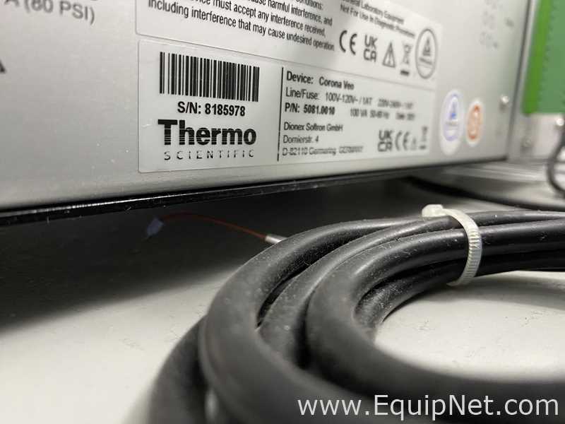 UHPLC Thermo Scientific UltiMate 3000 Con Automuestrador RS y Detectores Tipo DA, WL y CA