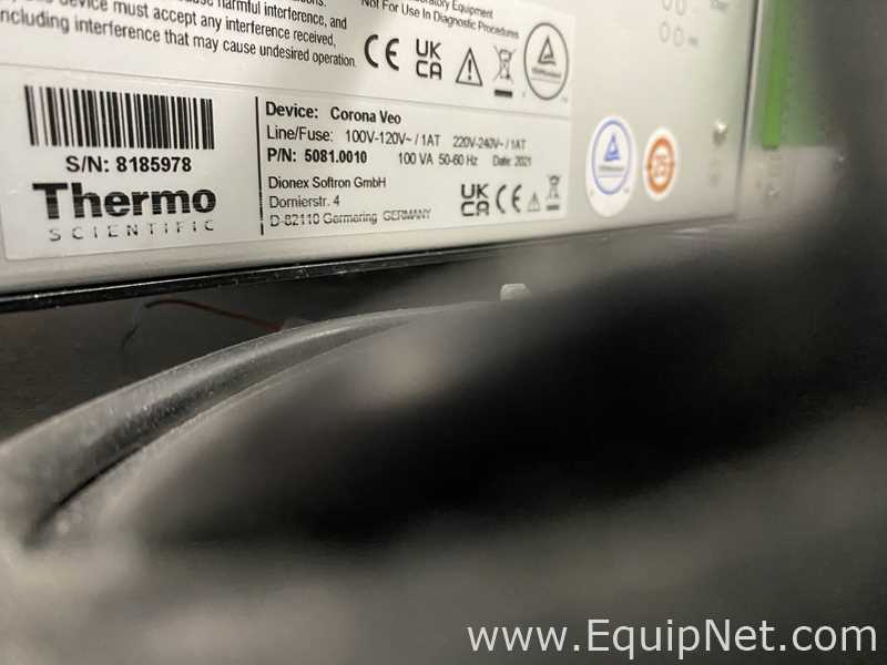 UHPLC Thermo Scientific UltiMate 3000 Con Automuestrador RS y Detectores Tipo DA, WL y CA
