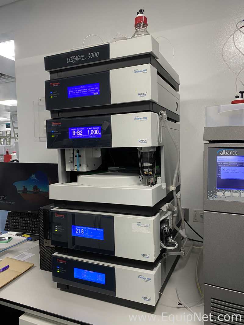 UHPLC Thermo Scientific UltiMate 3000 Con Automuestrador RS y Detector De Fotodiodo