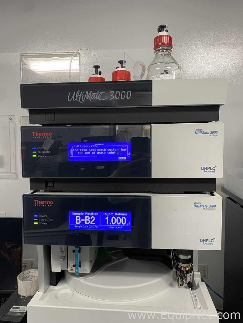UHPLC Thermo Scientific UltiMate 3000 Con Automuestrador RS y Detector De Fotodiodo