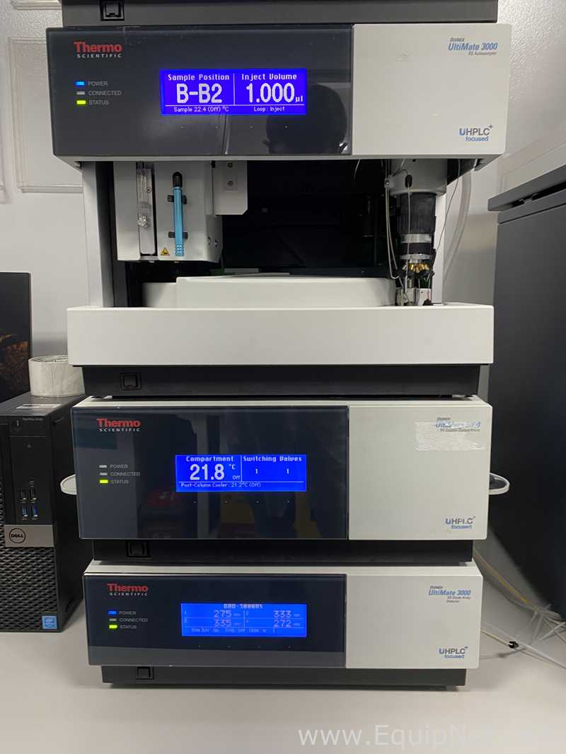 UHPLC Thermo Scientific UltiMate 3000 Con Automuestrador RS y Detector De Fotodiodo