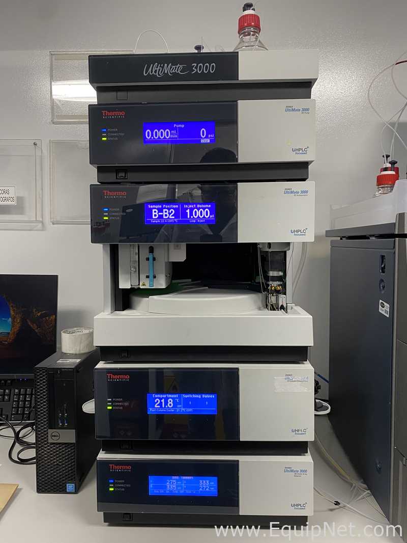 UHPLC Thermo Scientific UltiMate 3000 Con Automuestrador RS y Detector De Fotodiodo