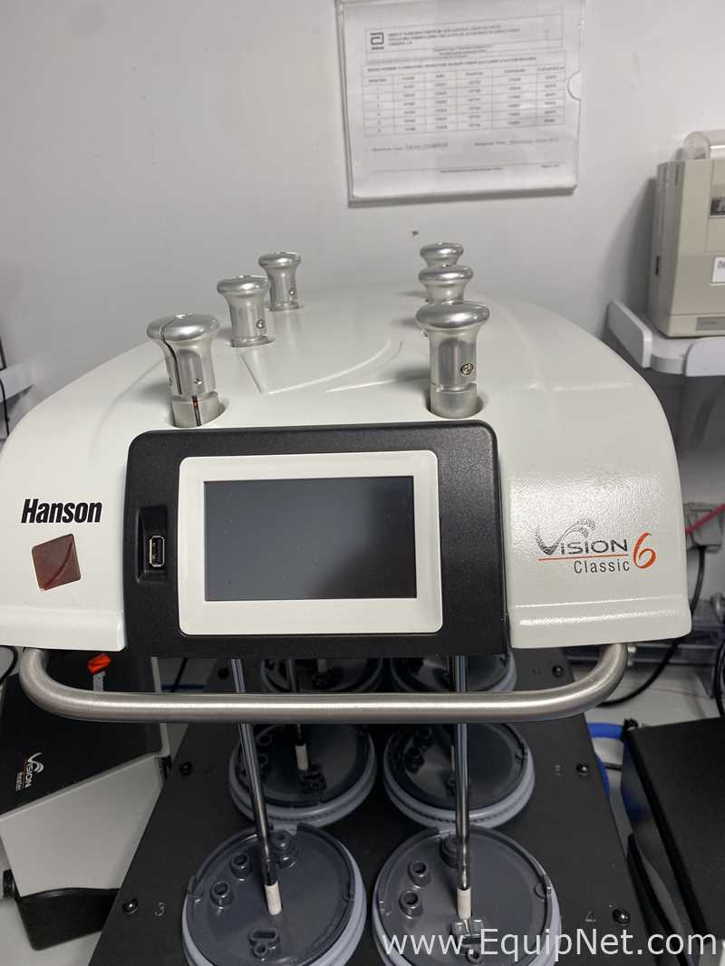 Sistema Disolutor Hanson Lab Solutions Vision Classic 6 Con Calentador MDL