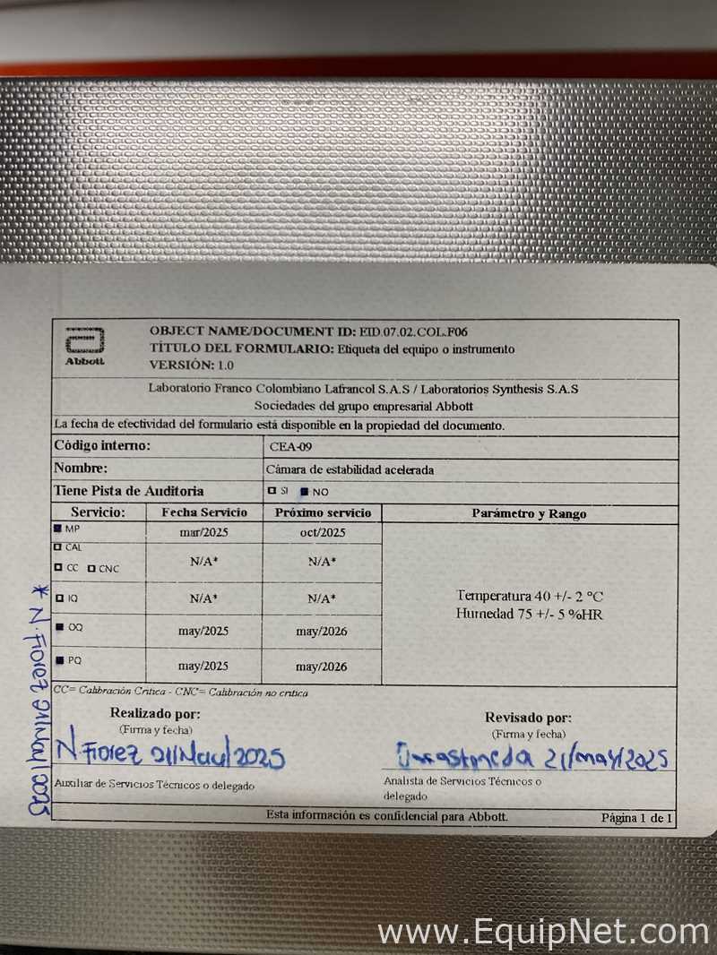 Camara De Estabilidad Climática Memmert ICH750L