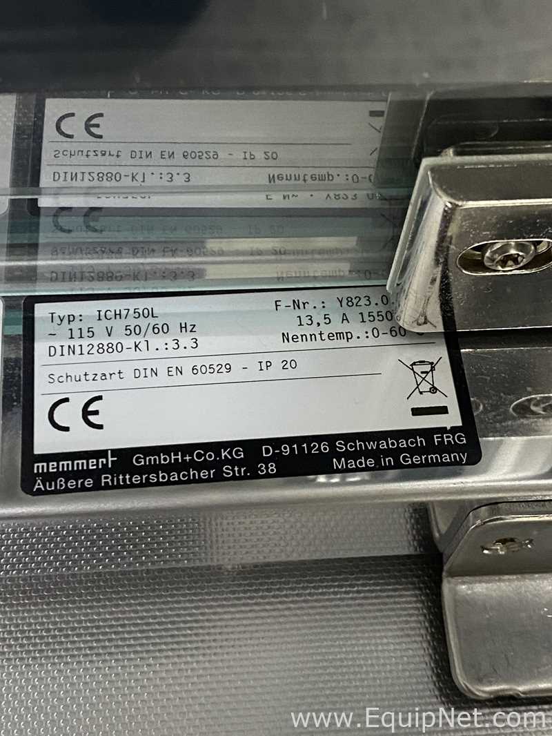Camara De Estabilidad Climática Memmert ICH750L