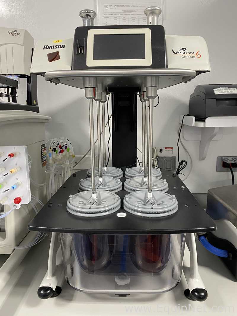 Sistema Disolutor Hanson Lab Solutions Vision Classic 6 Con Calentador MDL
