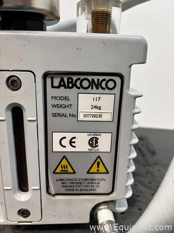 Bomba a Vácuo Labconco Corporation 117