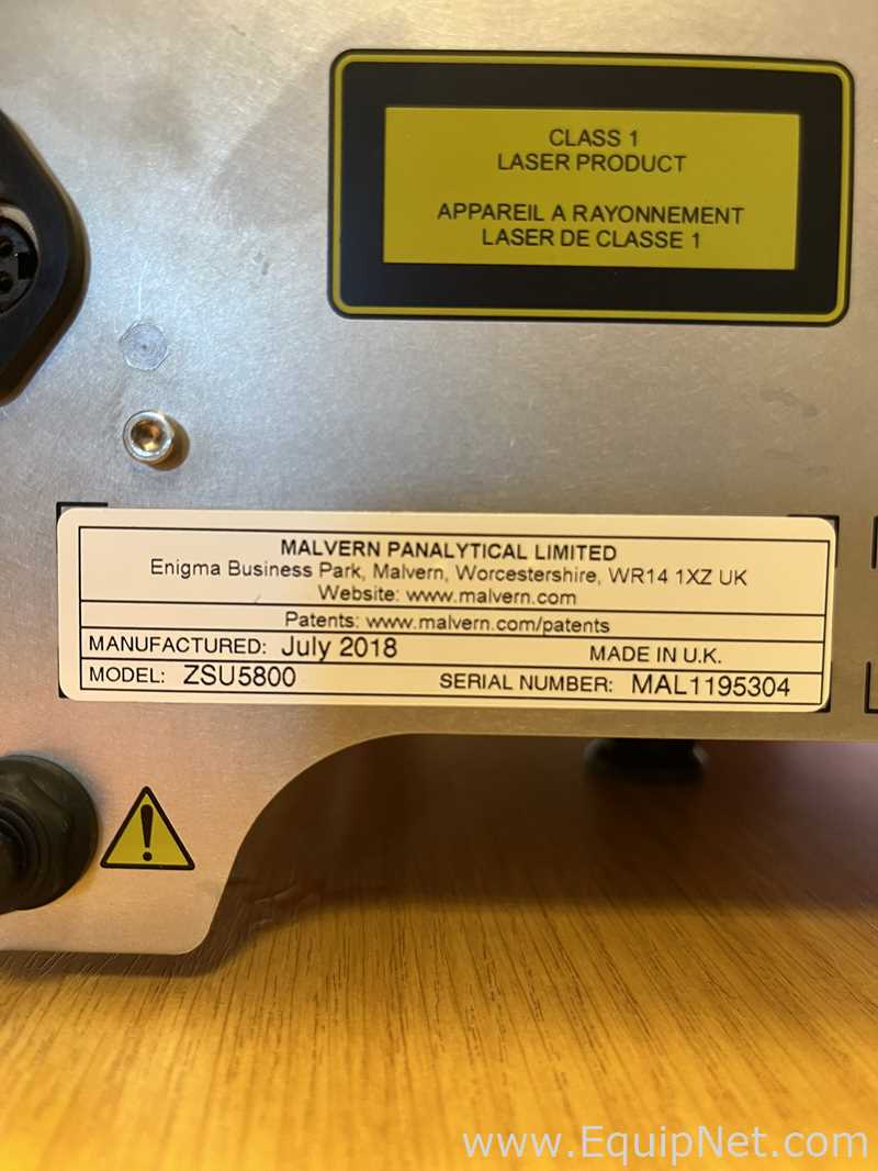 Dimensionador de Partículas Malvern Panalytical ZSU5800