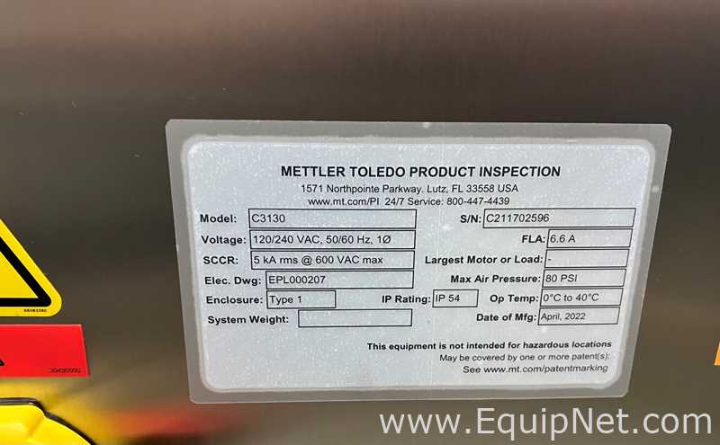 Verificador de Peso Mettler Toledo C3130