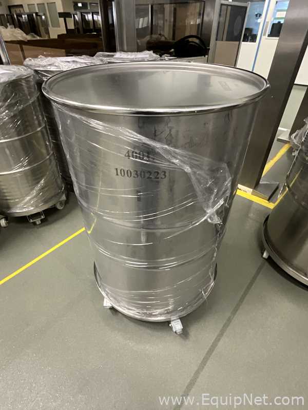 Tambor aço inox Muller 350 Litre.  400 Litros