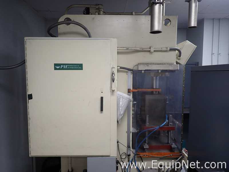 PH Hydraulics OGF-20 Hydraulic Press Capacity 20 Tons with Neslab HX-150 Chiller