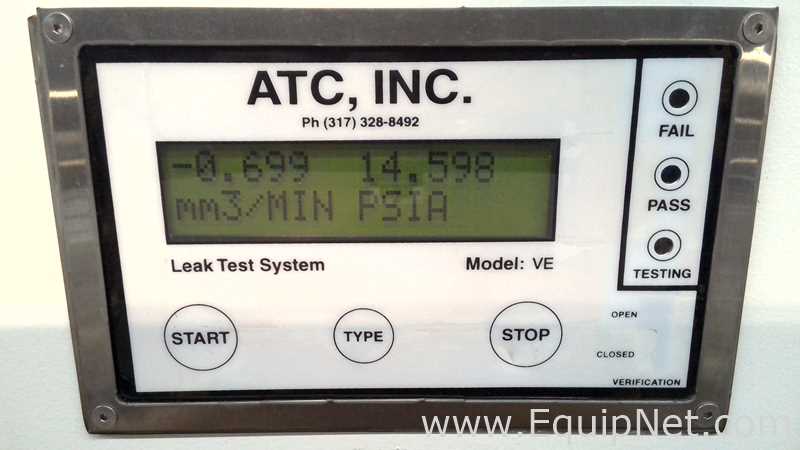 Lot of 2 ATC Micro-Flow Vacuum Pressure Leak Test Instruments