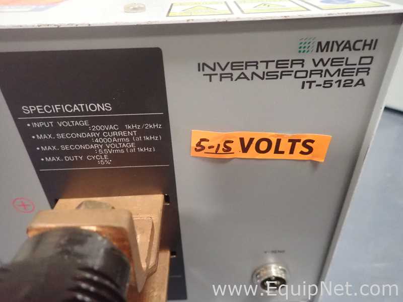 Miyachi IT-512A Inverter Weld Transformer with IS-217A Power Supply