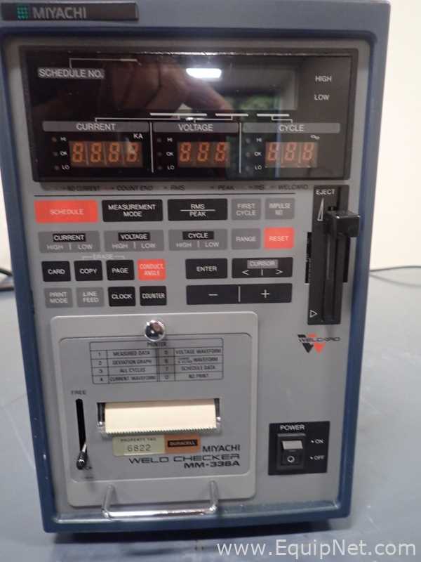 Miyachi IT-500B Inverter Weld Transformer With IP-215A Power Supply and MM-336A Weld Checker