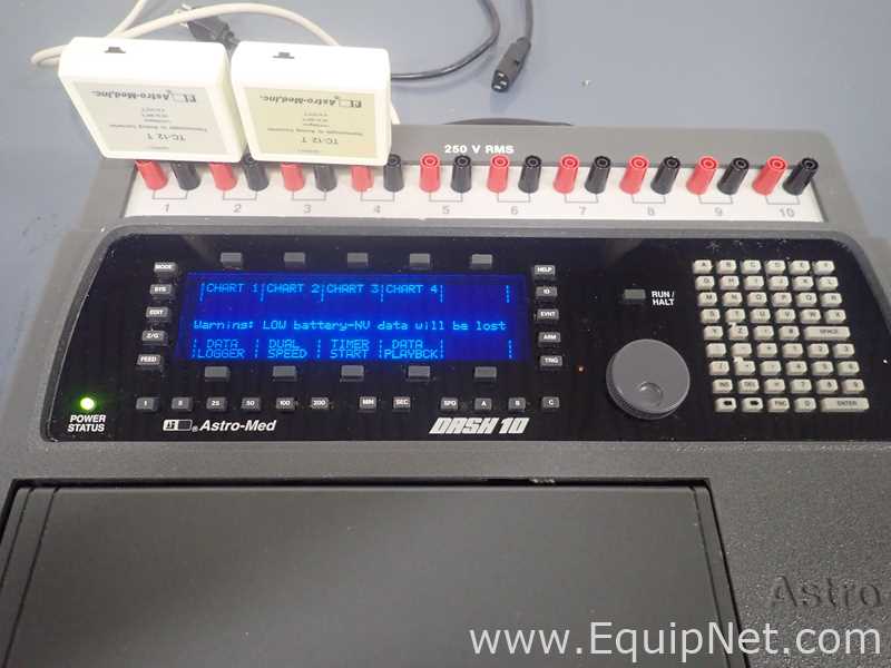 Astro Med, Inc. Dash 10 Ten Channel Thermal Chart Recorder