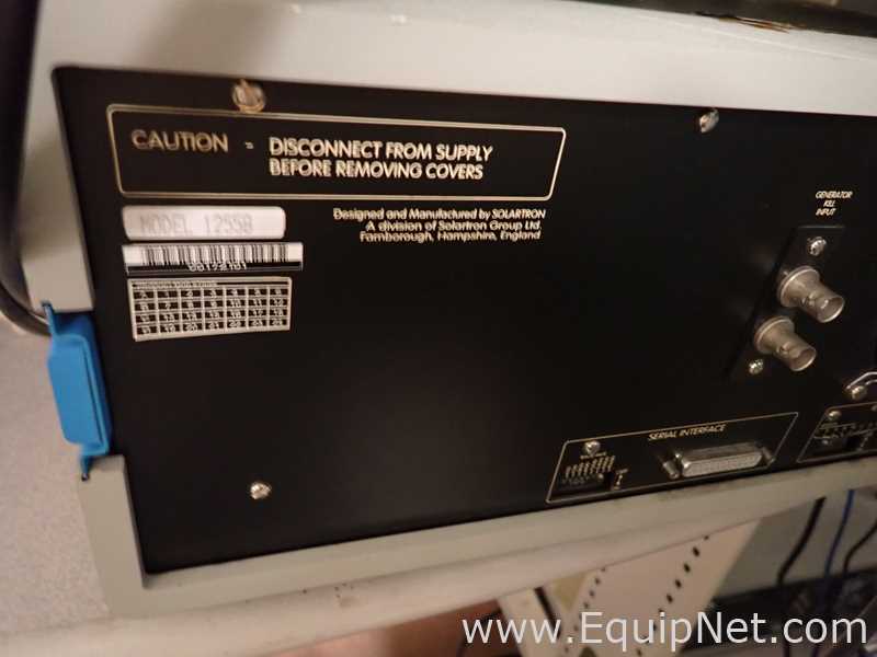 Analisador Solartron 1255B