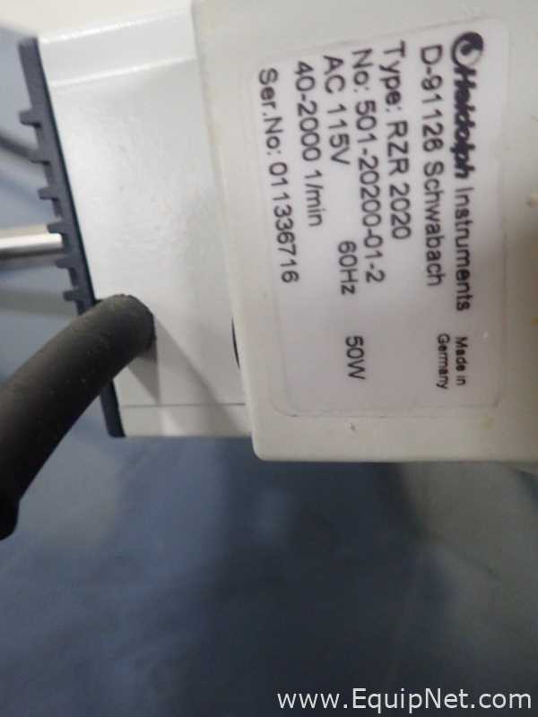 Lot of 4 Heidolph RZR 2020 Dual Range Overhead Mixer