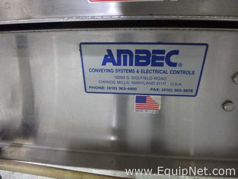 Ambec Stainless Flex Link Table Top Conveyor