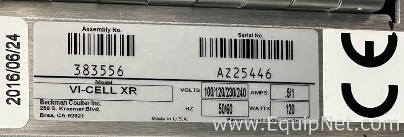 Analisador Beckman Coulter Vi-Cell XR