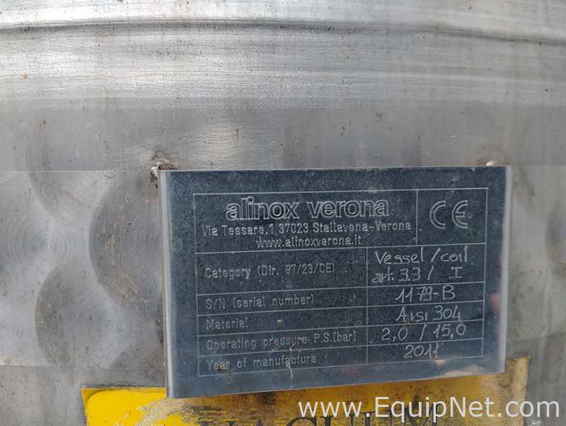 Tanque - Vaso de Pressão aço inox Alinox Verona 