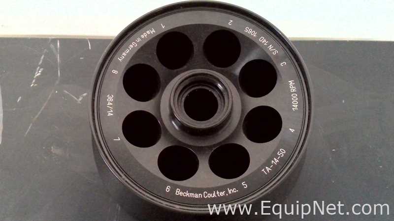 Lot of 2 Beckman Coulter Centrifuge Rotors